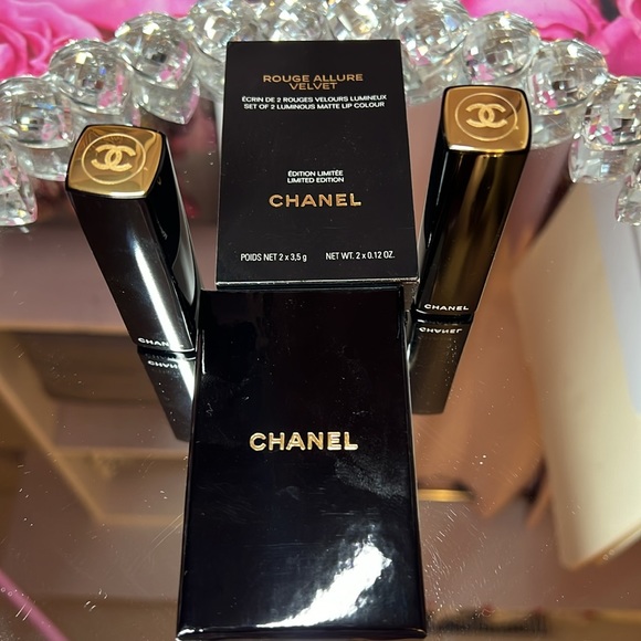 Host pick!♥️Chanel Rouge Allure Velvet Limited Edition Set of 2 - Picture 2 of 11